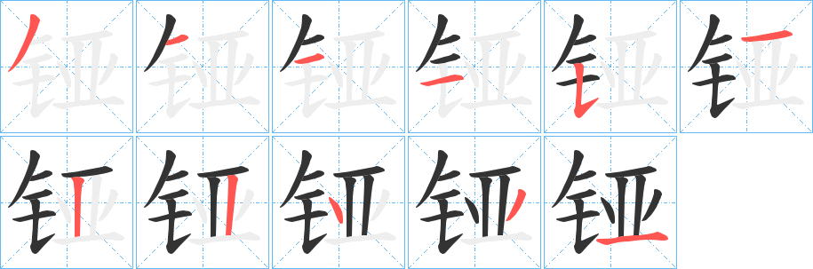 铔的筆順?lè)植窖菔?>
					
                    <hr />
                    <h2>铔的基本信息</h2>
                    <div   id=