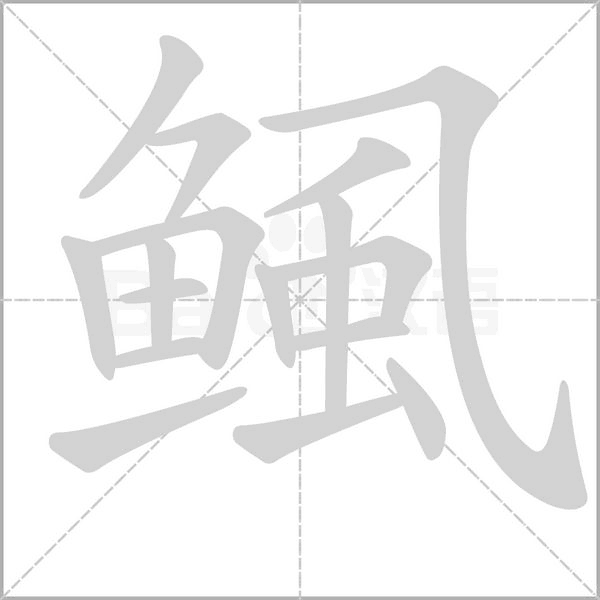 鲺的筆順動(dòng)畫(huà)演示